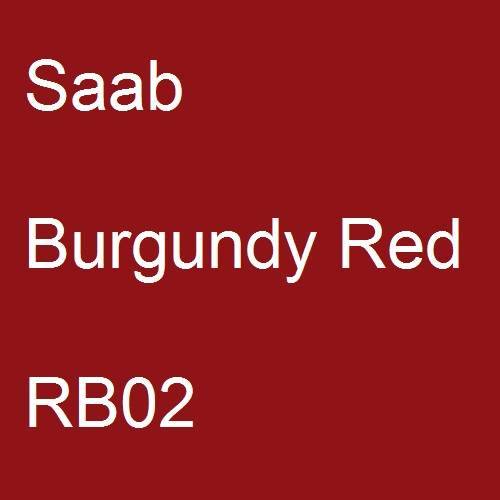 Saab, Burgundy Red, RB02.